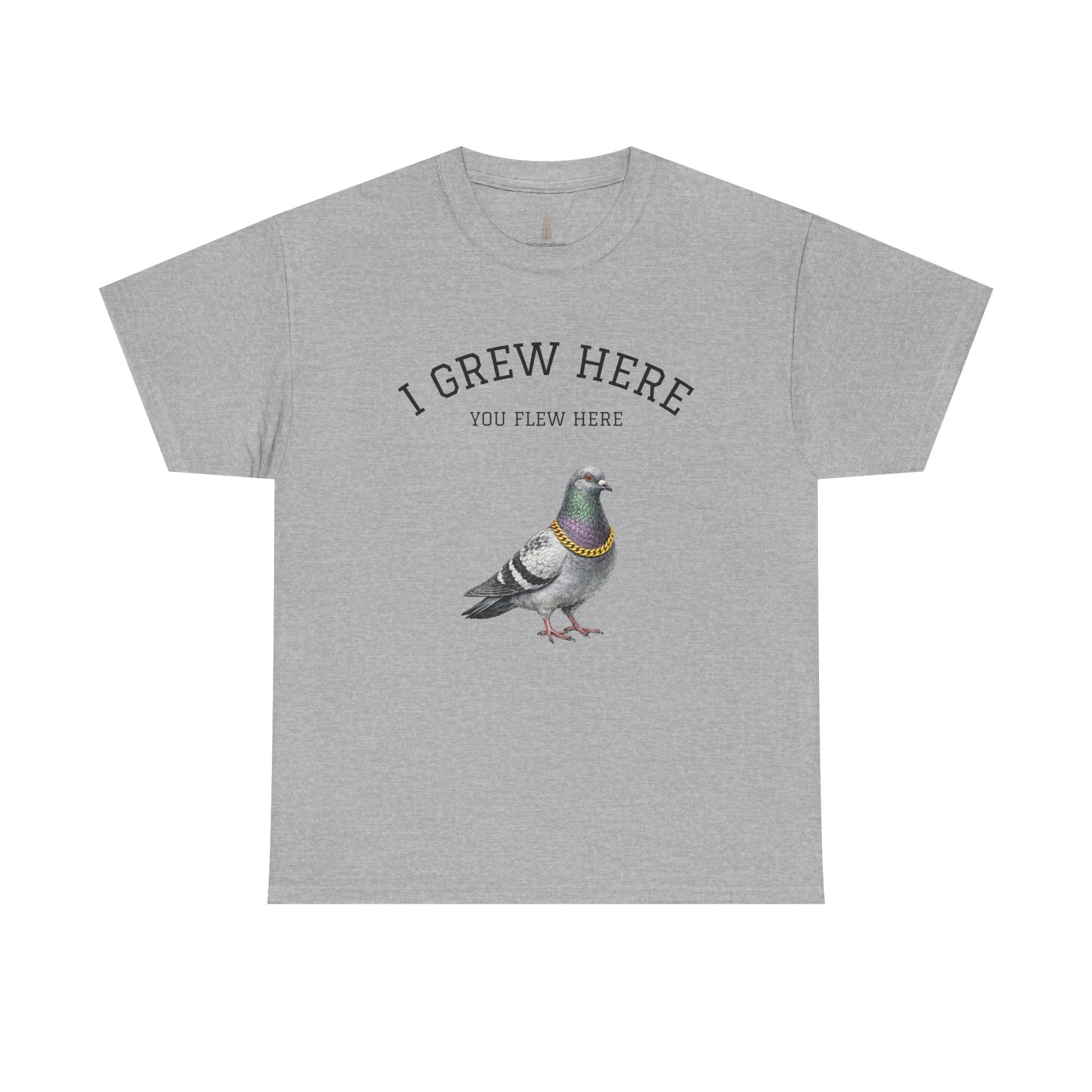 NYC Pigeon T-Shirt | I Grew Here You Grew Here Tee