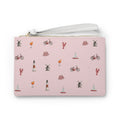 Icons of the Hamptons Pink Clutch