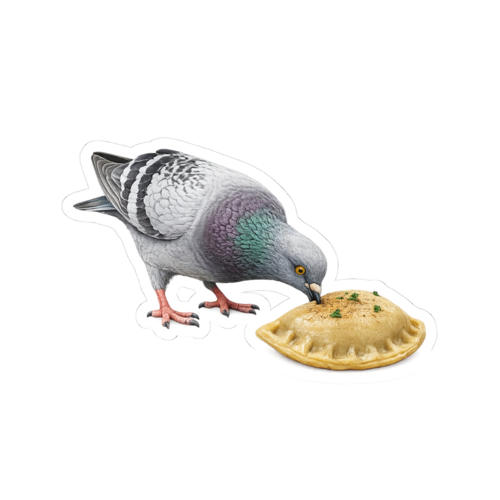 Greenpoint NYC Pigeon 3" x 3" Sticker