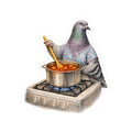 Bensonhurst NYC Pigeon 3" x 3" Sticker