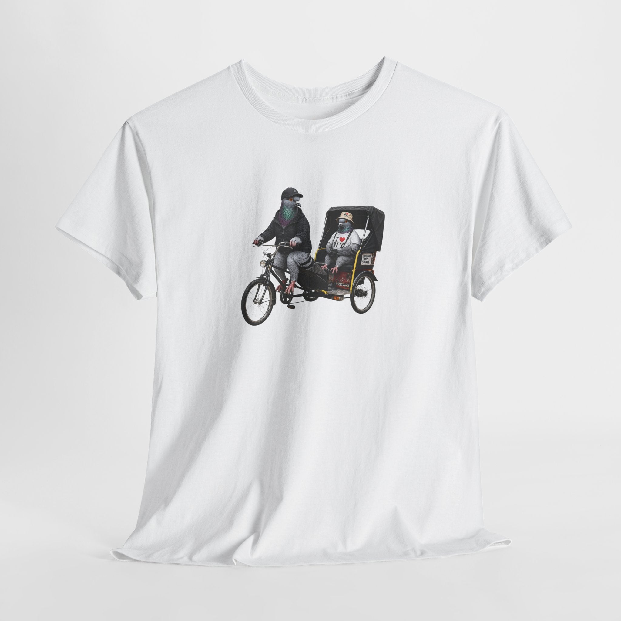 Customizable Times Square NYC Pigeon T-Shirt | Baseball Fan Tee