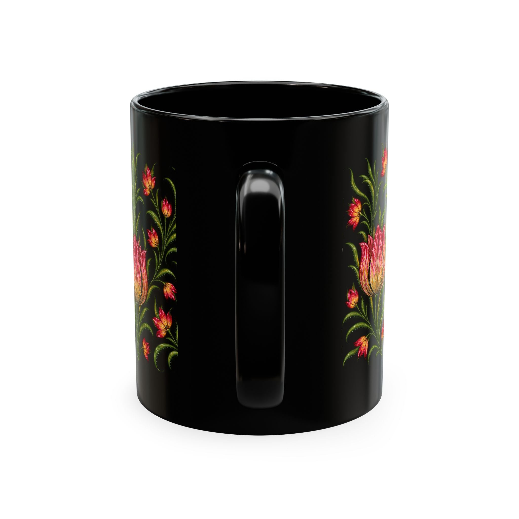 Floral Pattern Ceramic Mug — Botanic Garden Tea Coffee Cup