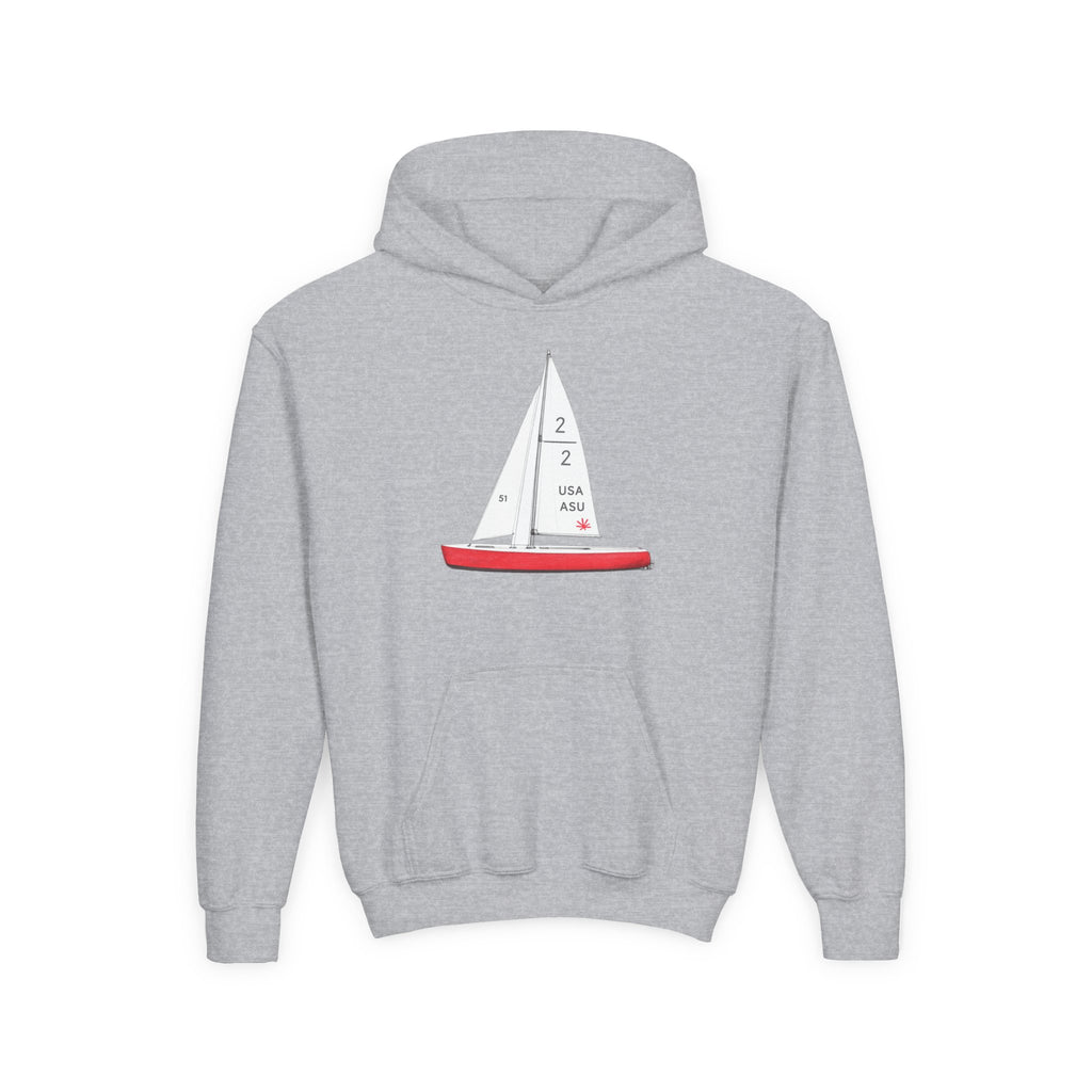 Central Park Model Sailboat NYC Kids Hoodie | New York Childrens Hooded Sweatshirt