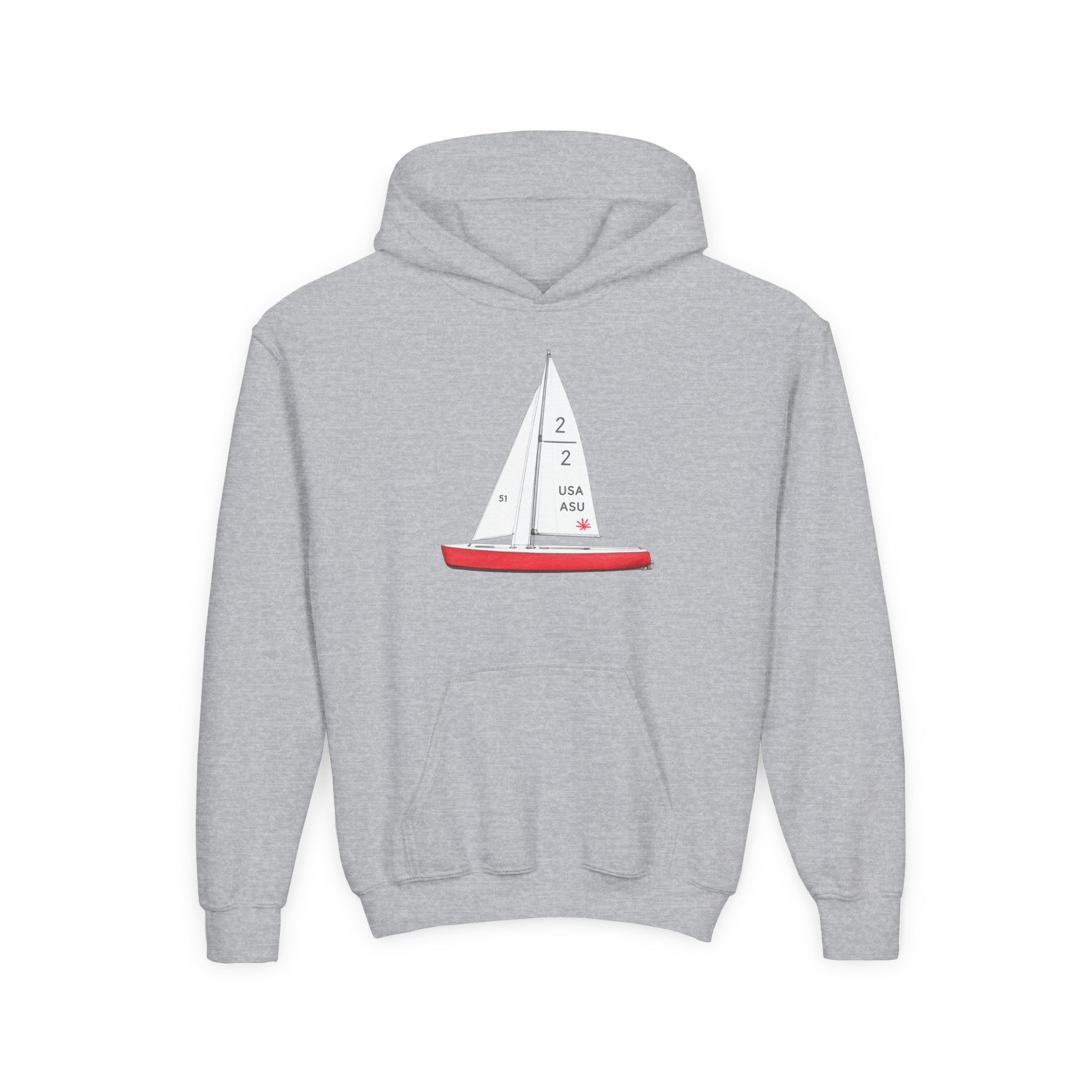 Central Park Model Sailboat NYC Kids Hoodie | New York Childrens Hooded Sweatshirt