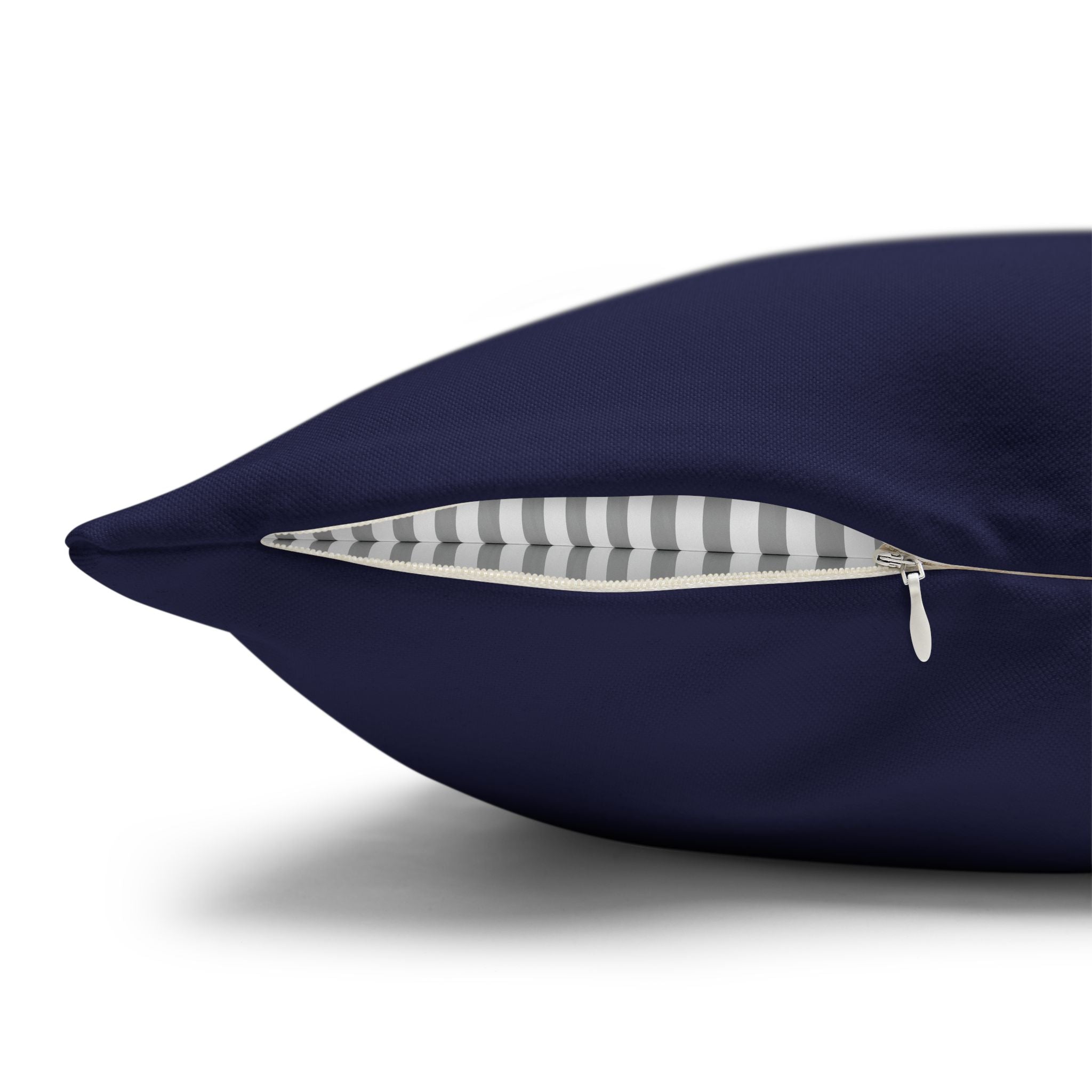 Red Bicycle Square 16" x 16" Pillowcase – Navy Decorative Throw Pillow Cover (Pillow Not Included)