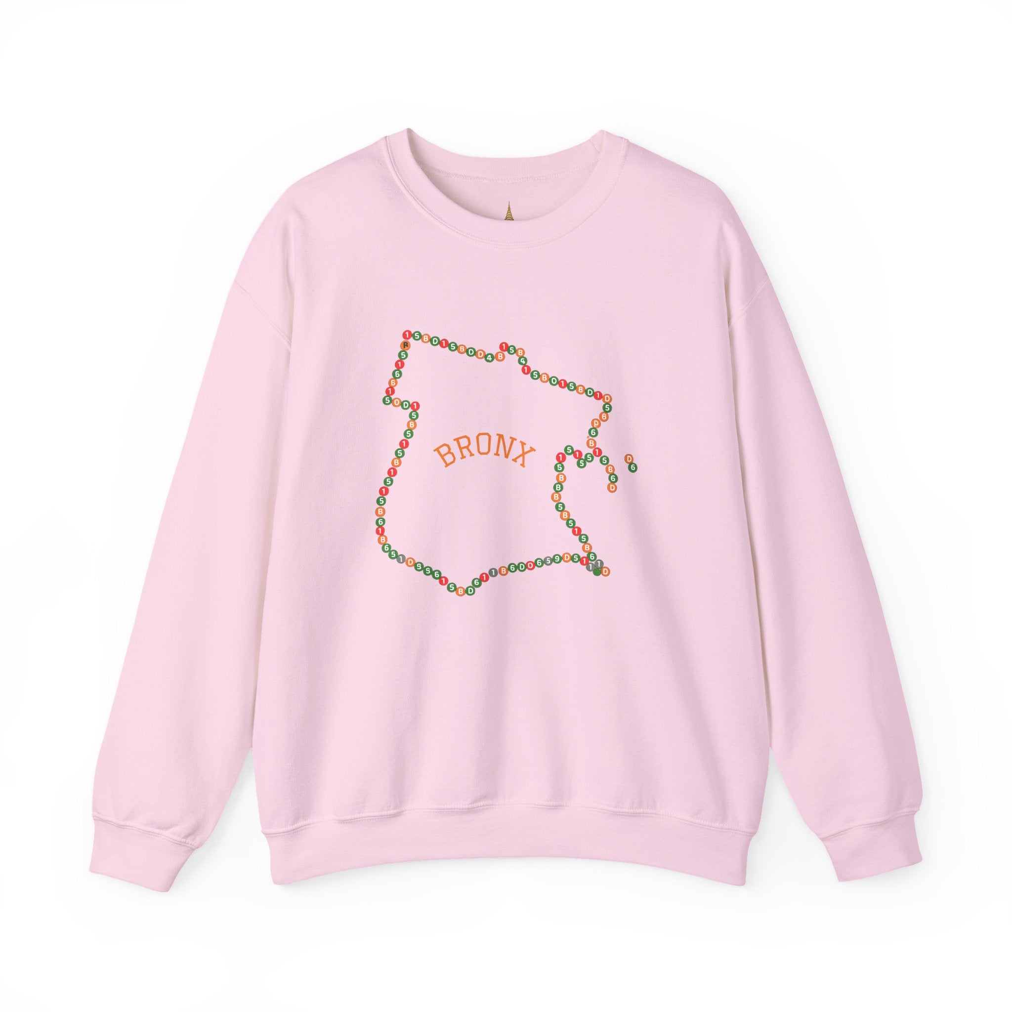 The Bronx Map Subway Signs Sweatshirt | NYC Crewneck Sweater