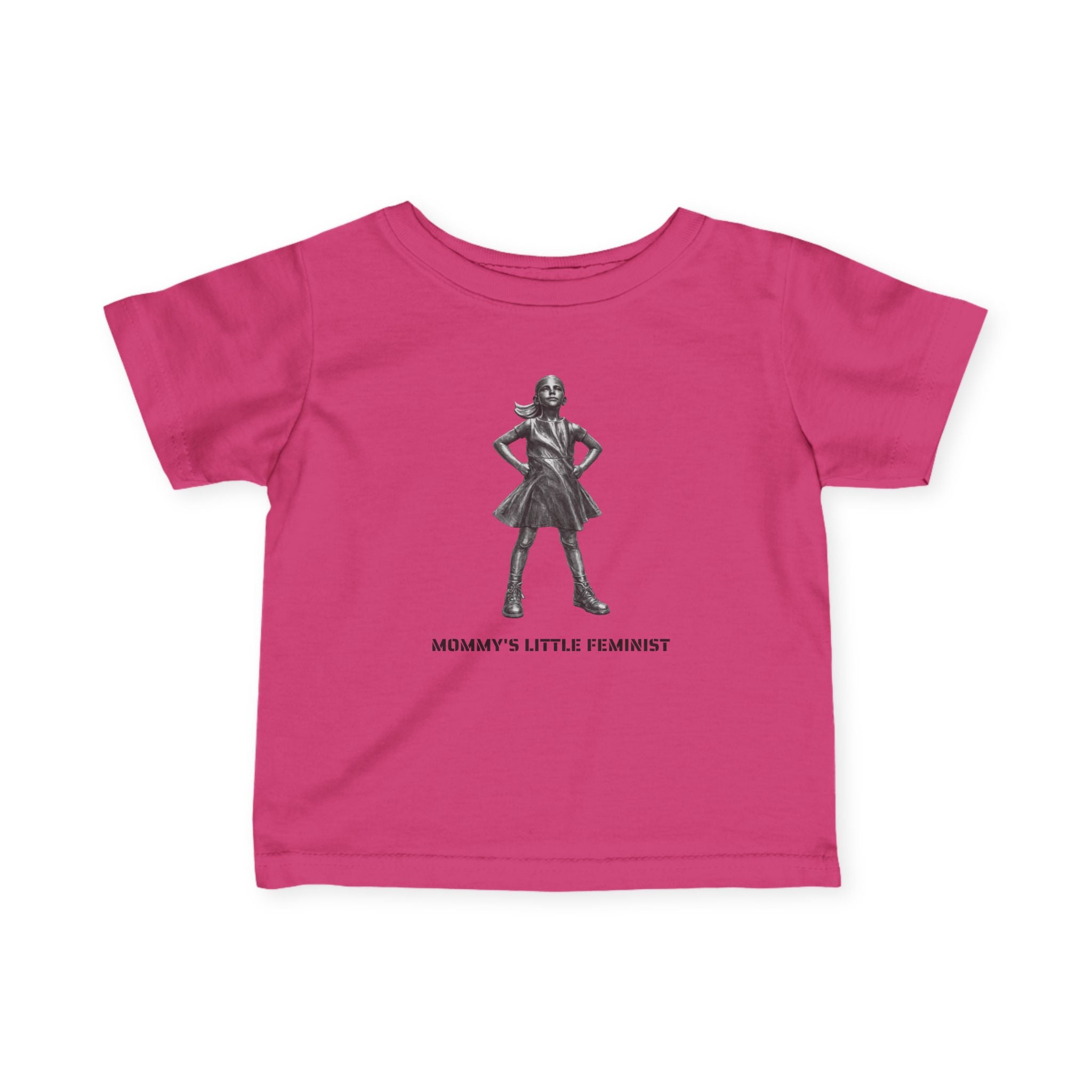 Mommy's Little Feminist Infant NYC Kids Tee | Fearless Girl Baby Shirt, Feminist Statement Childrens T-Shirt