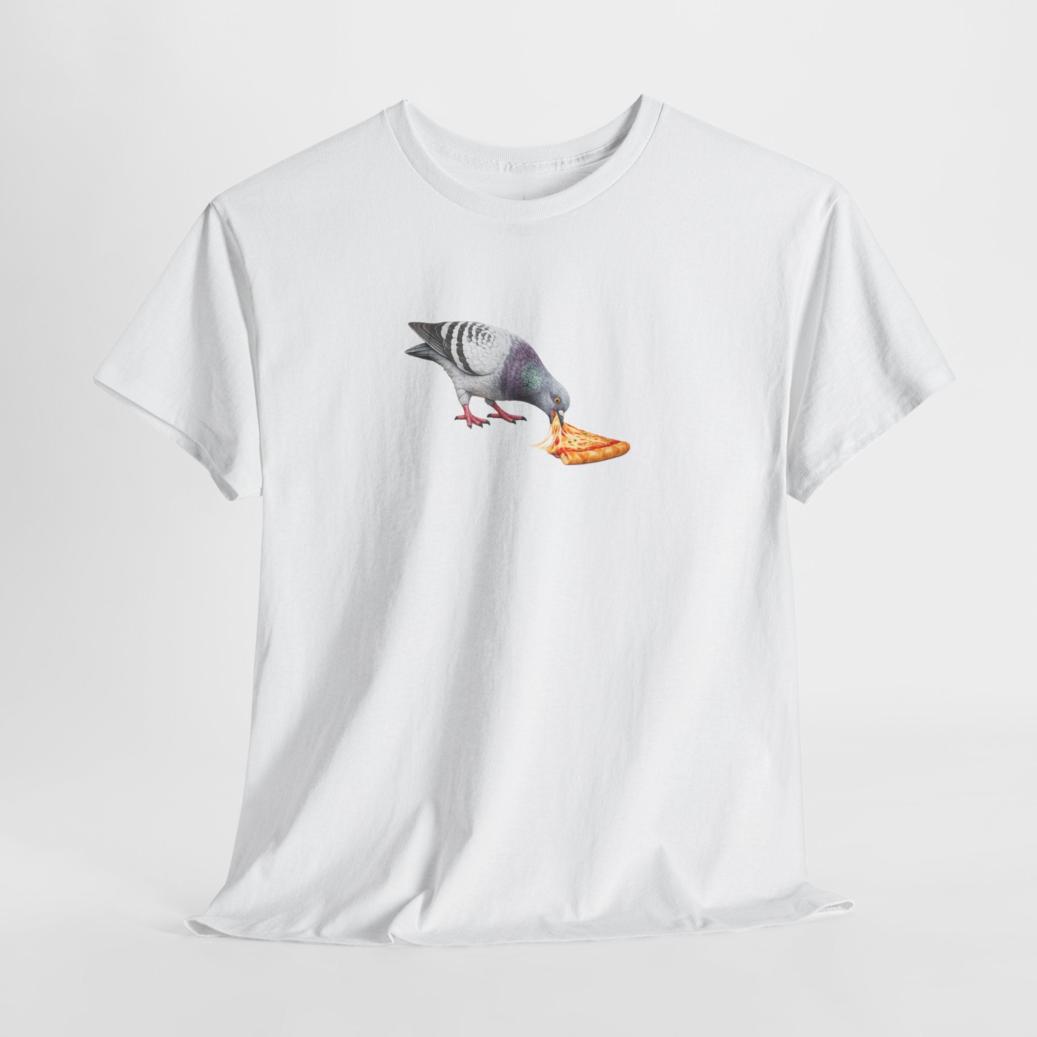 Customizable Little Italy NYC Pigeon T-Shirt | New York Pizza Lover Tee