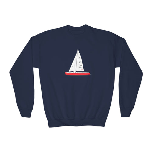 Sweat-shirt pour enfants Bateau à voile Central Park NYC — Pull pour enfants motif bateau New York