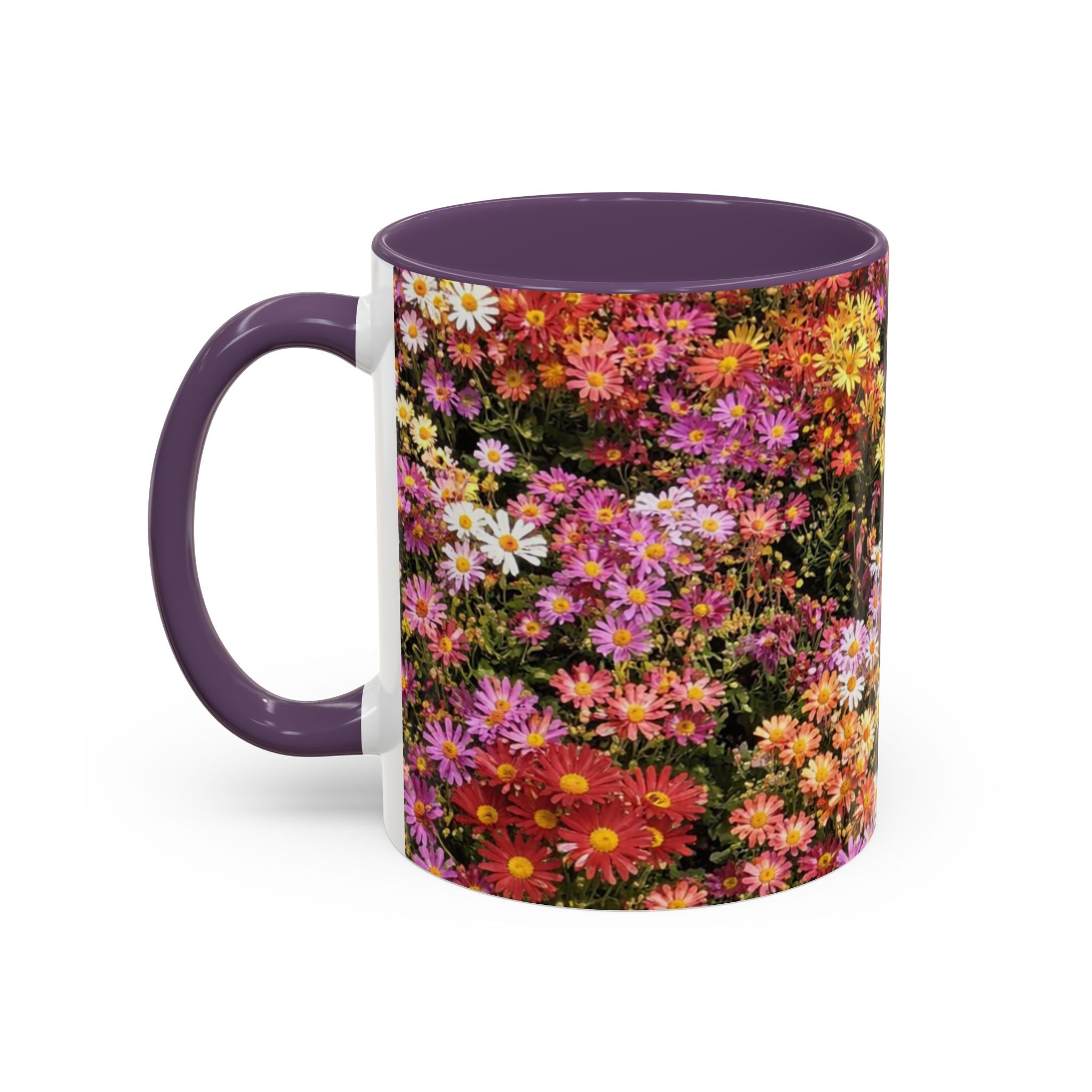 Central Park Korean Chrysanthemum Accent Coffee Mug — Tea Mug 11oz