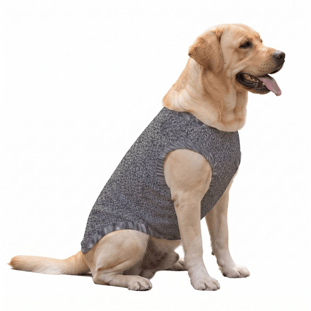 Financial District Gray Polyester Large Dog Vest   FiDi Finance Bro Dog