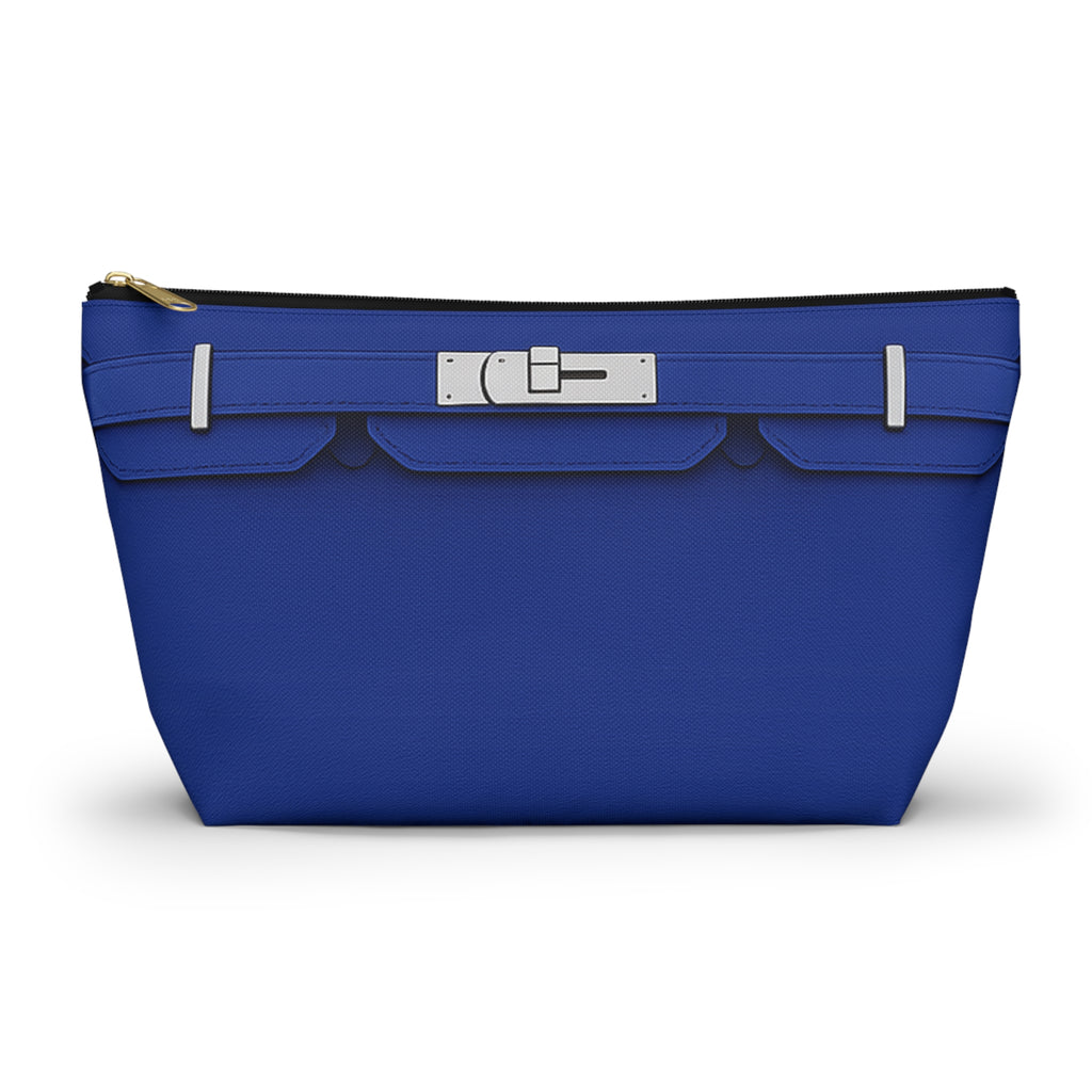 Canal Street Large Blue Makeup Bag —  T-Bottom Travel Bag
