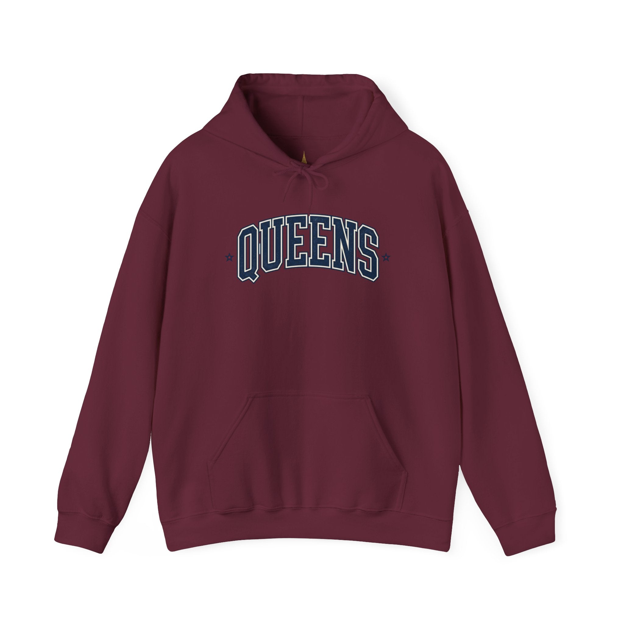 Queens Hoodie — Garment-Dyed Pullover Hooded Sweater