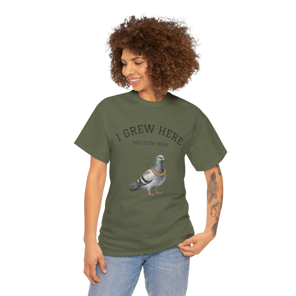 NYC Pigeon T-Shirt | I Grew Here You Grew Here Tee