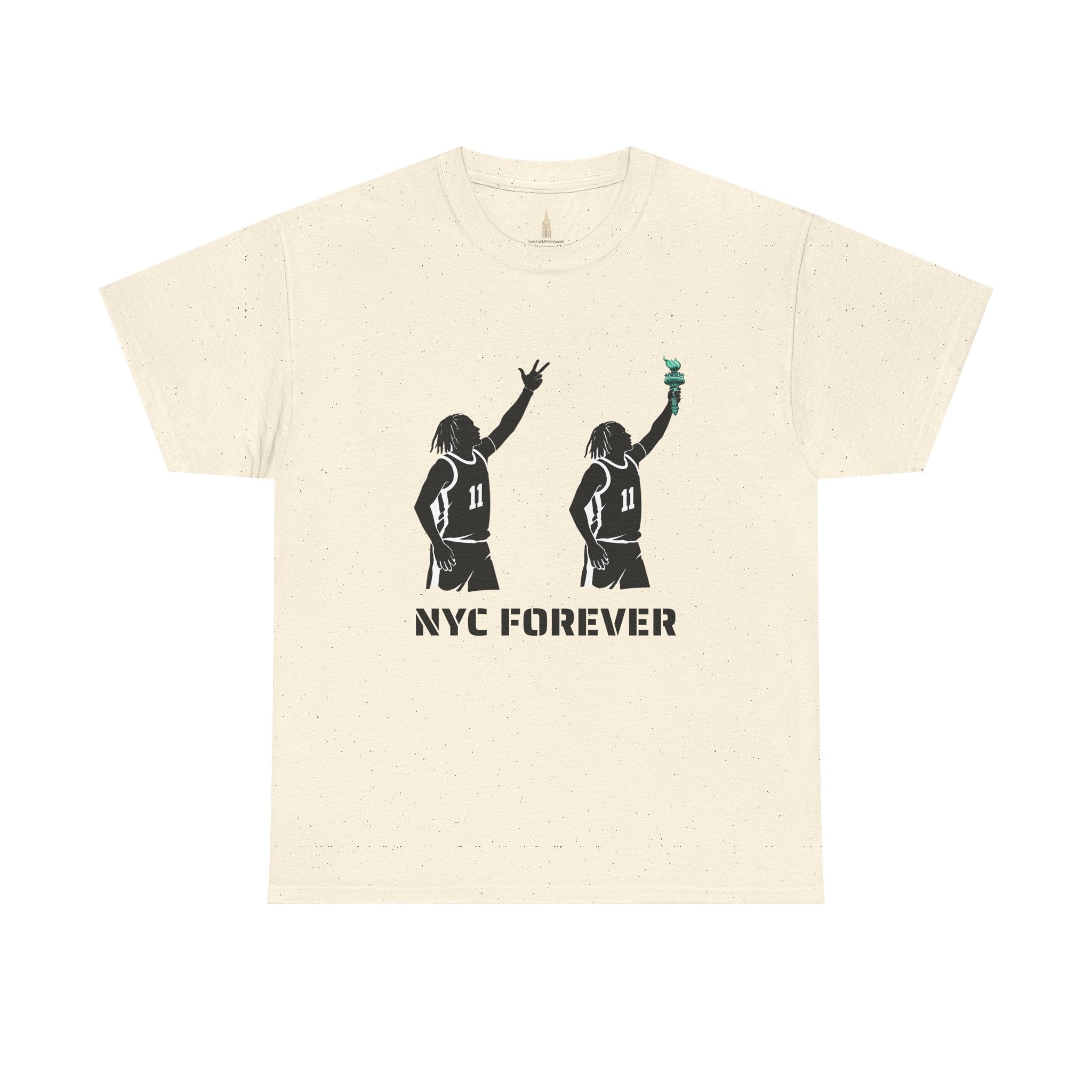 New York Basketball Jalen Brunson Tee | NYC Icons Statue of Liberty T-shirt