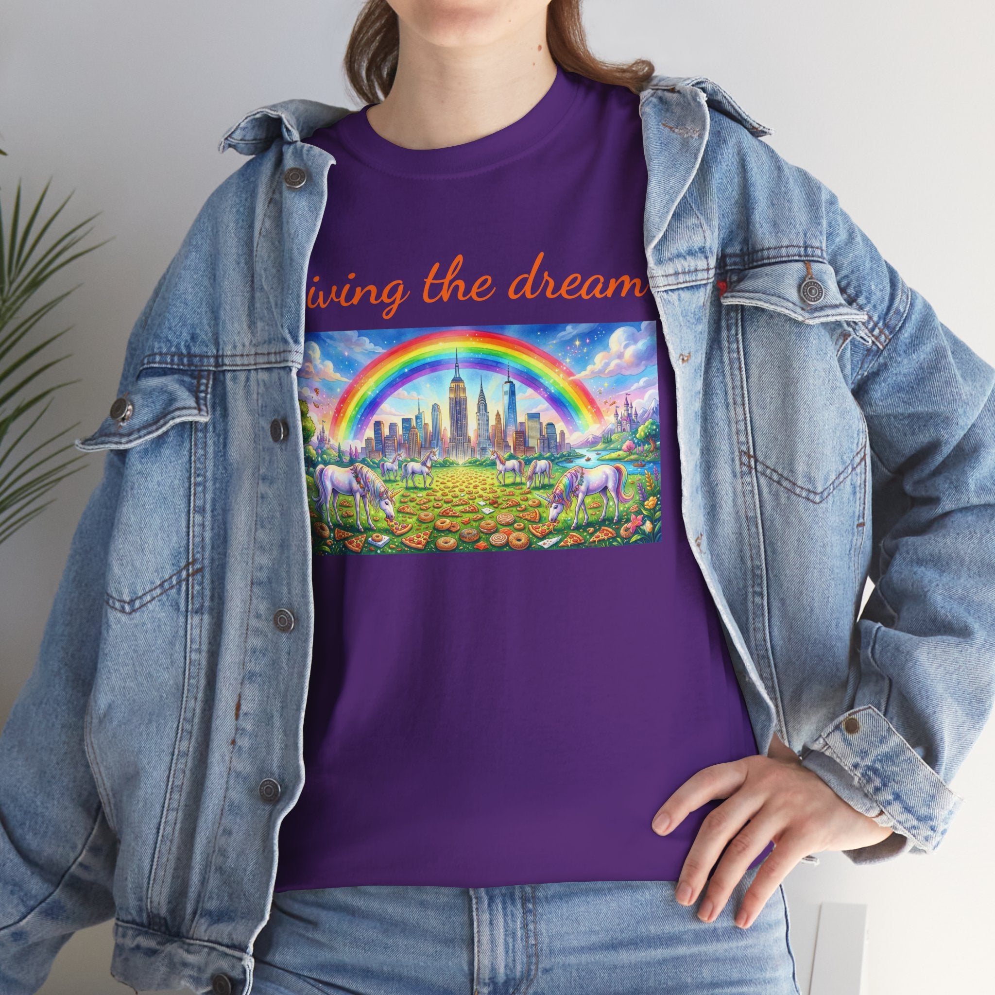 NYC Living The Dream T-Shirt | New York Is a Fairy Tale Tee