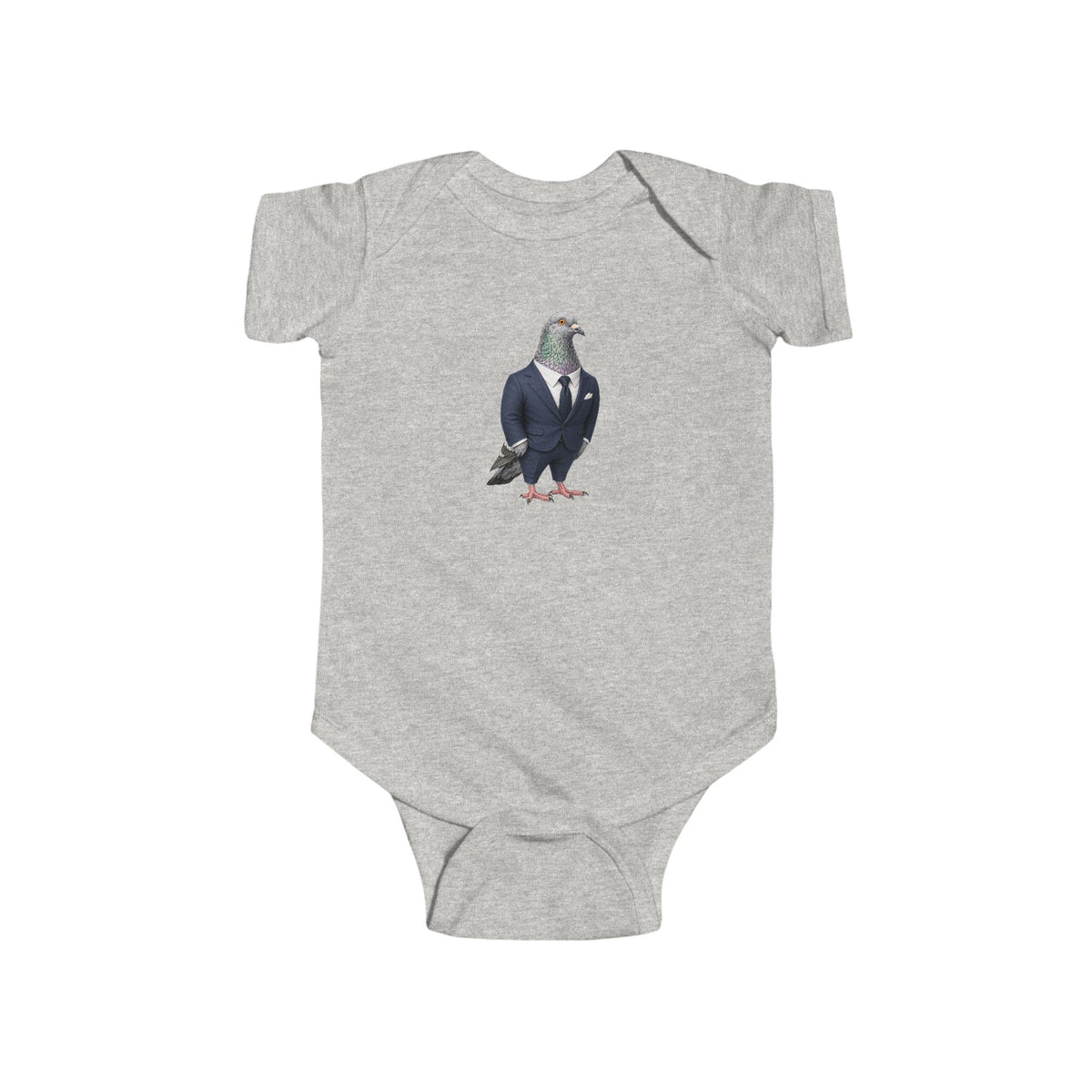 Customizable Billionaires' Row Pigeon Baby Onesie | New Yorker Reveal Infant Bodysuit