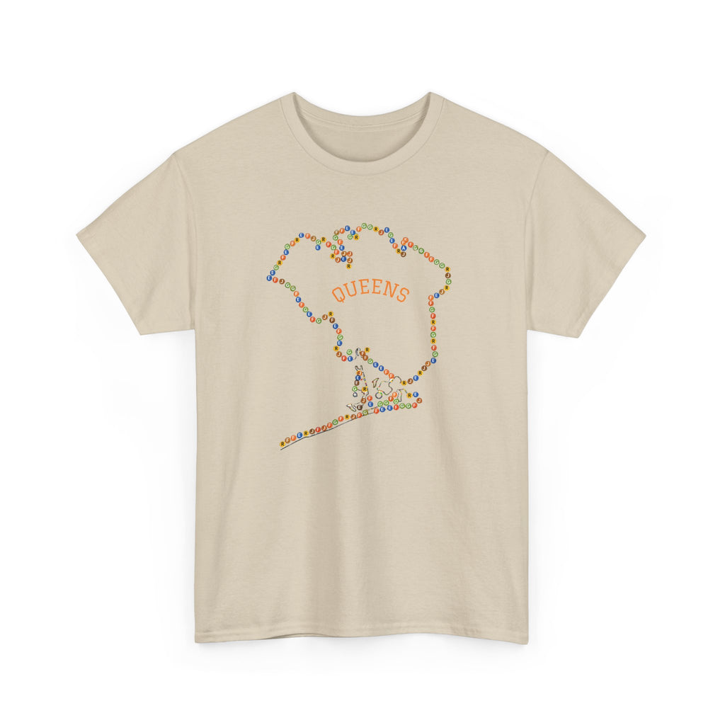Queens Map T-Shirt | Subway Signs Tee