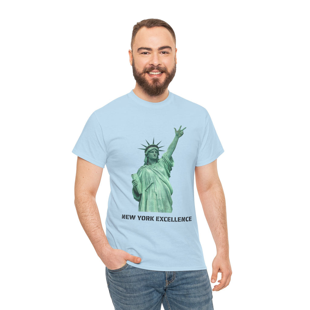 New York Excellence Three Points T-Shirt | Statue of Liberty Jalen Brunson NYC Basketball Tee