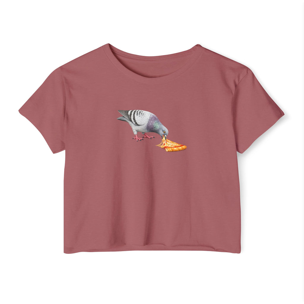 Customizable Little Italy NYC Pigeon Crop Top