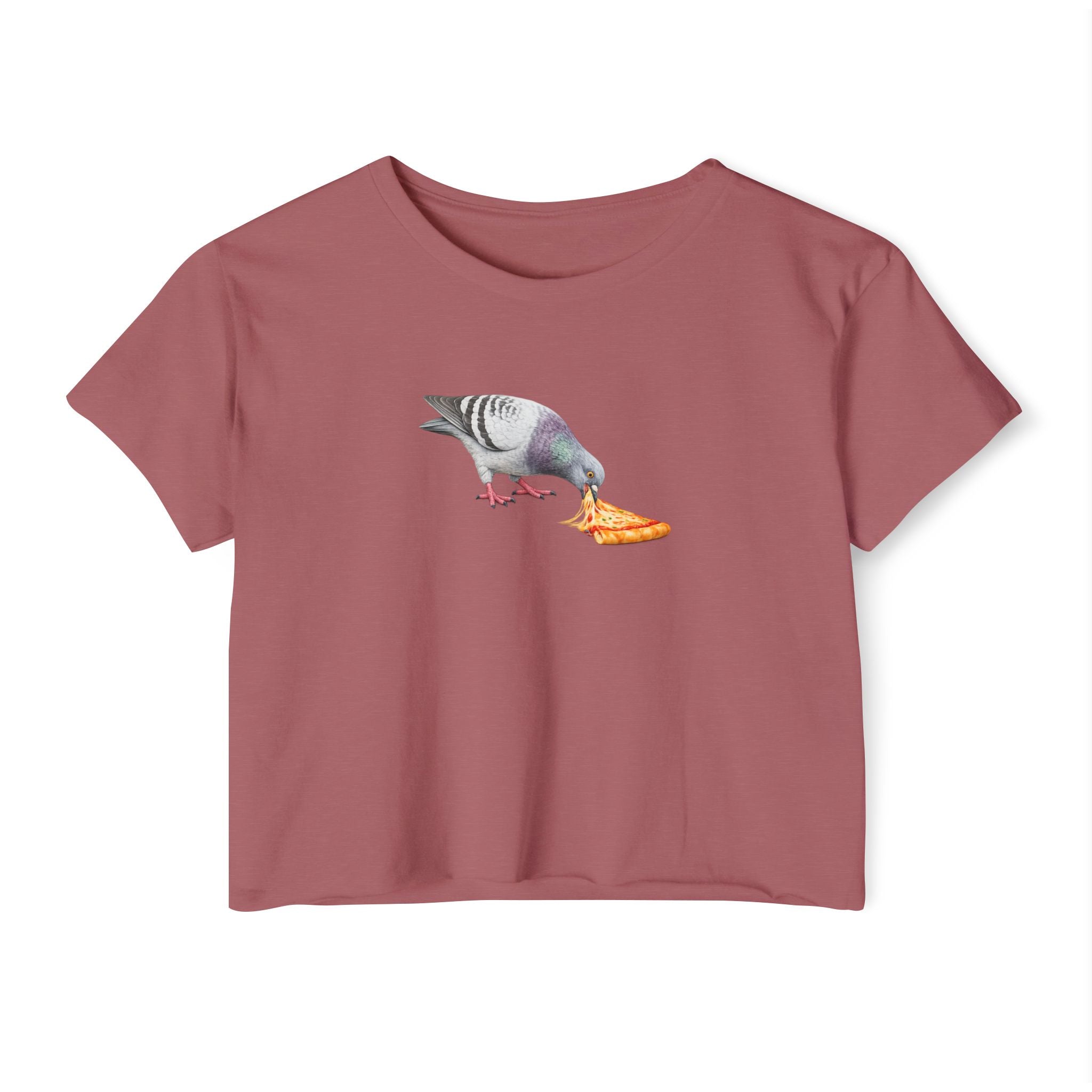 Customizable Little Italy NYC Pigeon Crop Top