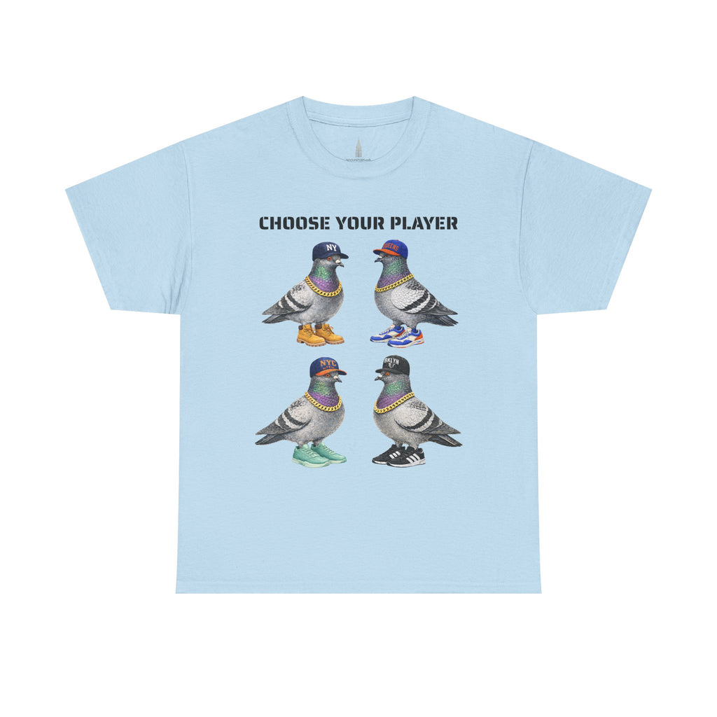 New York Sports Fan NYC Pigeon T-Shirt | NYC Baseball Basketball Fan Basketball Fan Tee