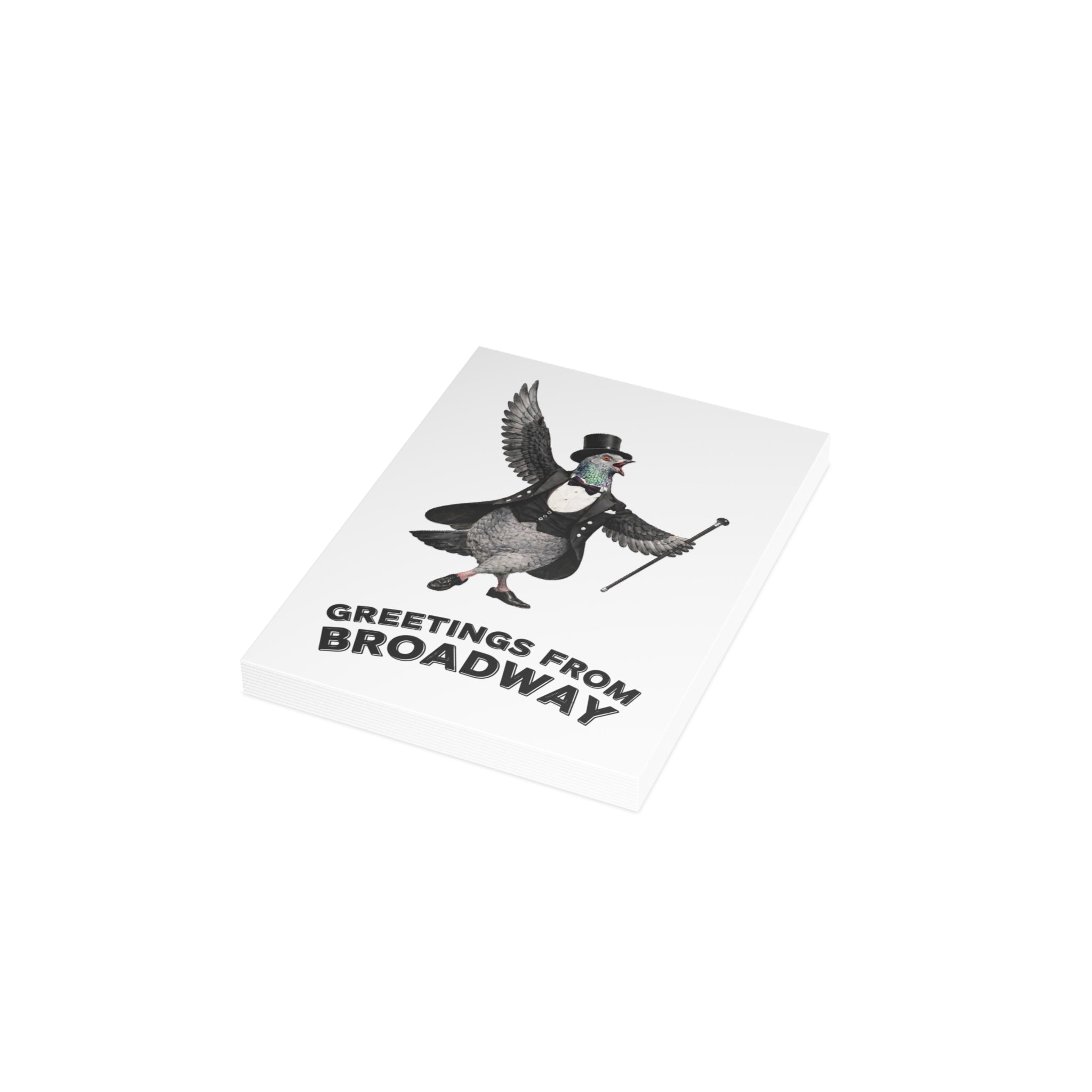 Broadway NYC Pigeon Postcard Bundle (envelopes included)