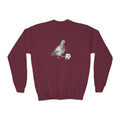 Customizable Corona NYC Pigeon NYC Kids Crewneck Sweatshirt    New York Soccer Player Bird Lover Childrens Sweater