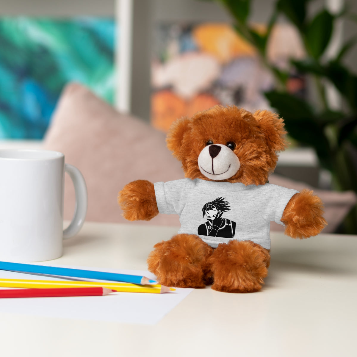 Jalen Brunson Fan Stuffed Animal |  New York Basketball Fan Bear