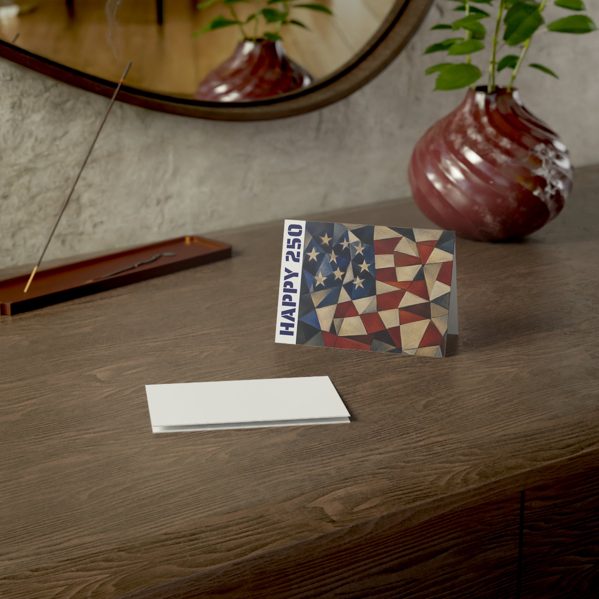 HAPPY 250 4th of July Greeting Card (Envelope Included)