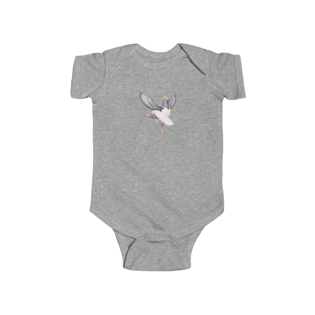 Customizable Lincoln Square NYC Pigeon Baby Onesie | New Yorker Reveal Infant Bodysuit