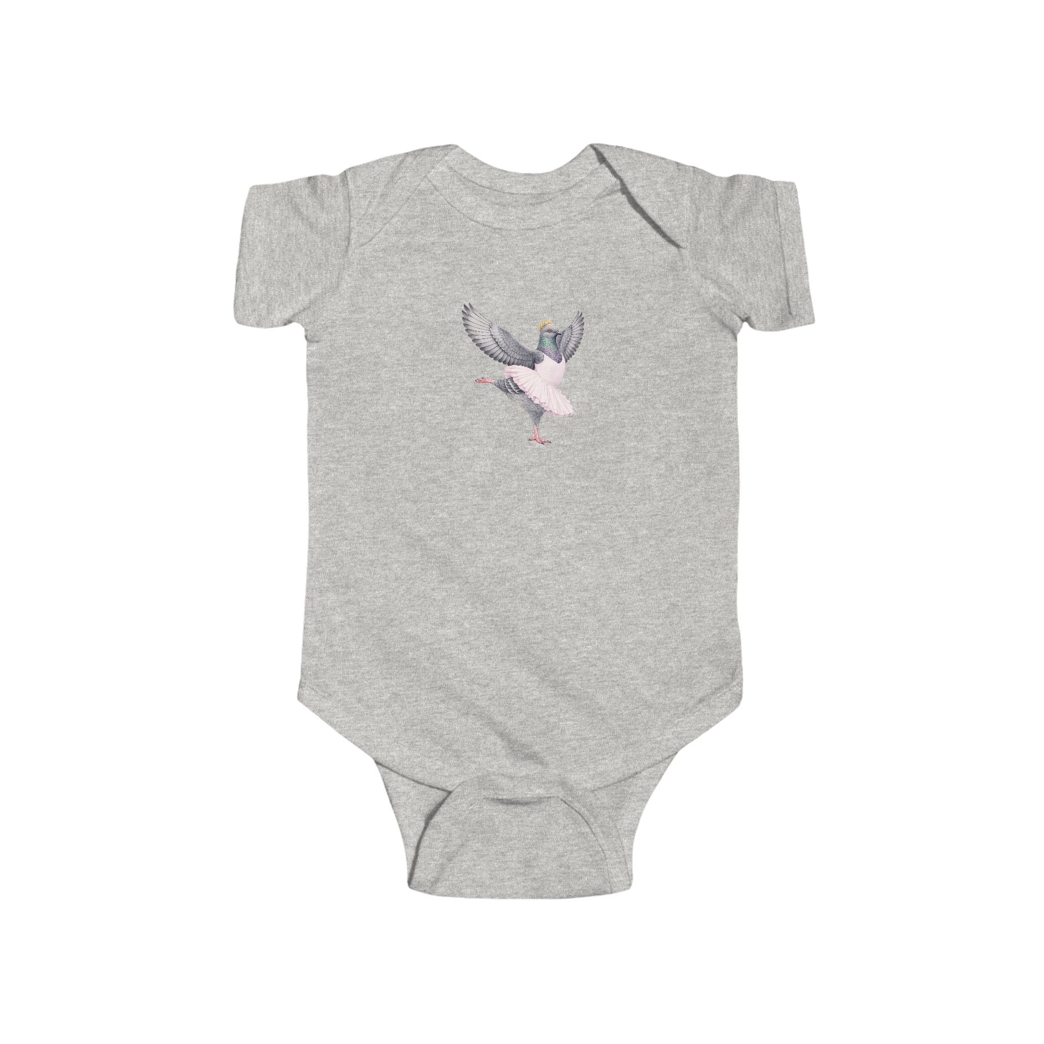 Customizable Lincoln Square NYC Pigeon Baby Onesie | New Yorker Reveal Infant Bodysuit