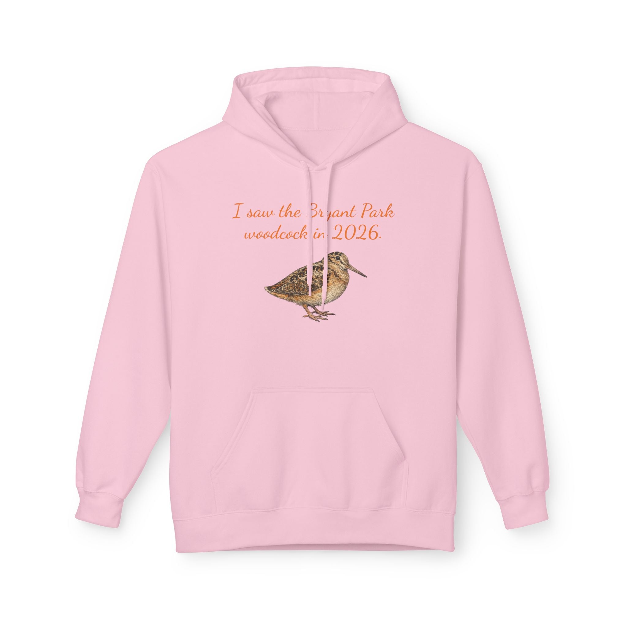 Bryant Park American Woodcock Bird Hoodie — Nature & Birdwatching Hooded Pullover Sweatshirt