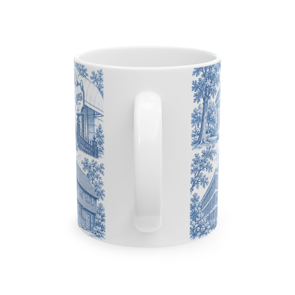 Boston Blue Toile de Jouy Ceramic Mug (11oz)