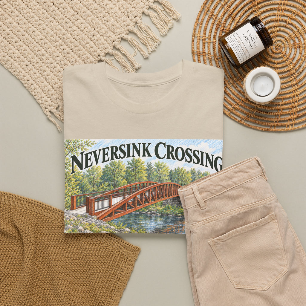 Neversink Crossing Fallsburg NY Scenic Bridge T-Shirt