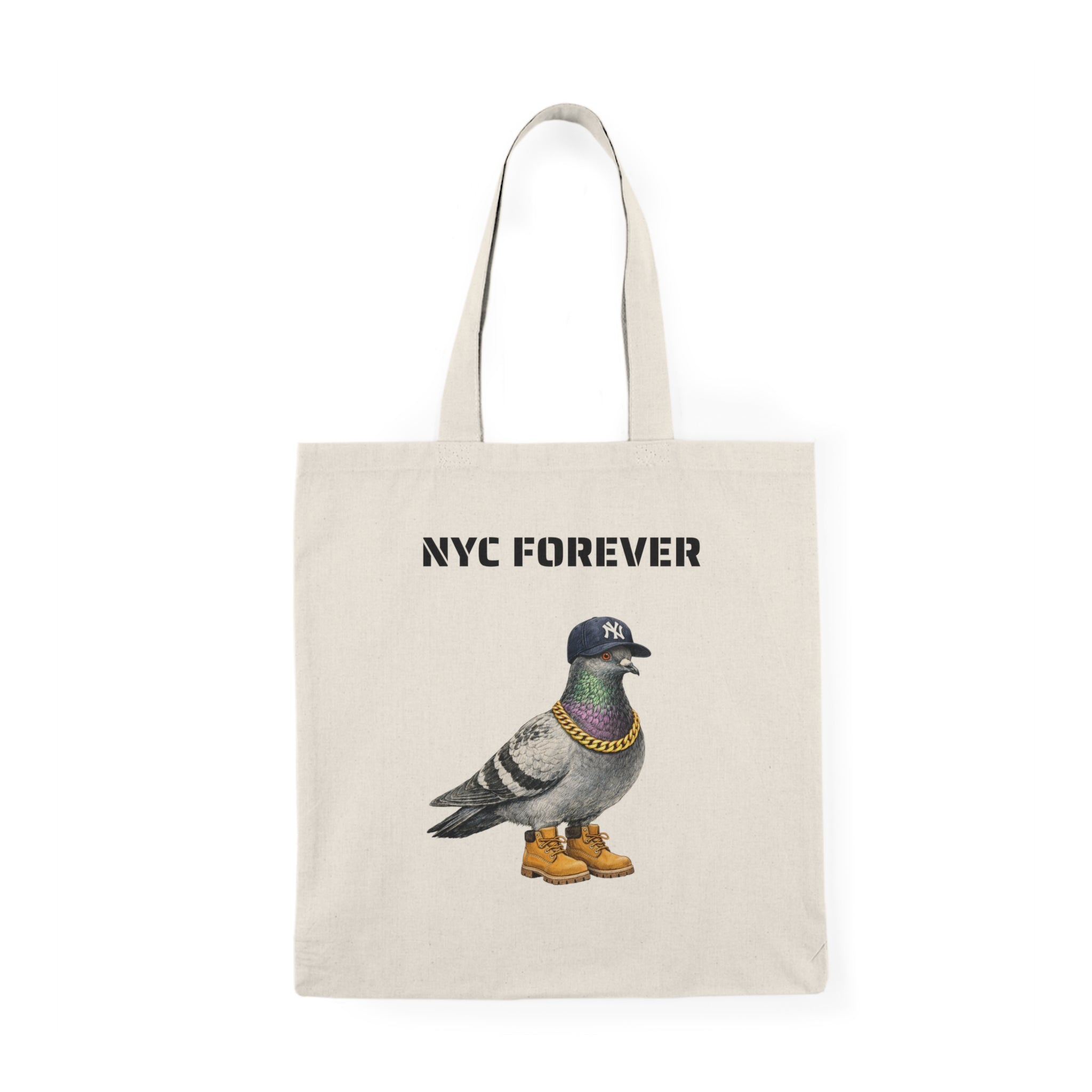 Bronx NYC Pigeon Subway Tote Bag | Illustrated The New Yorker Yankees Bird Lovers Tote