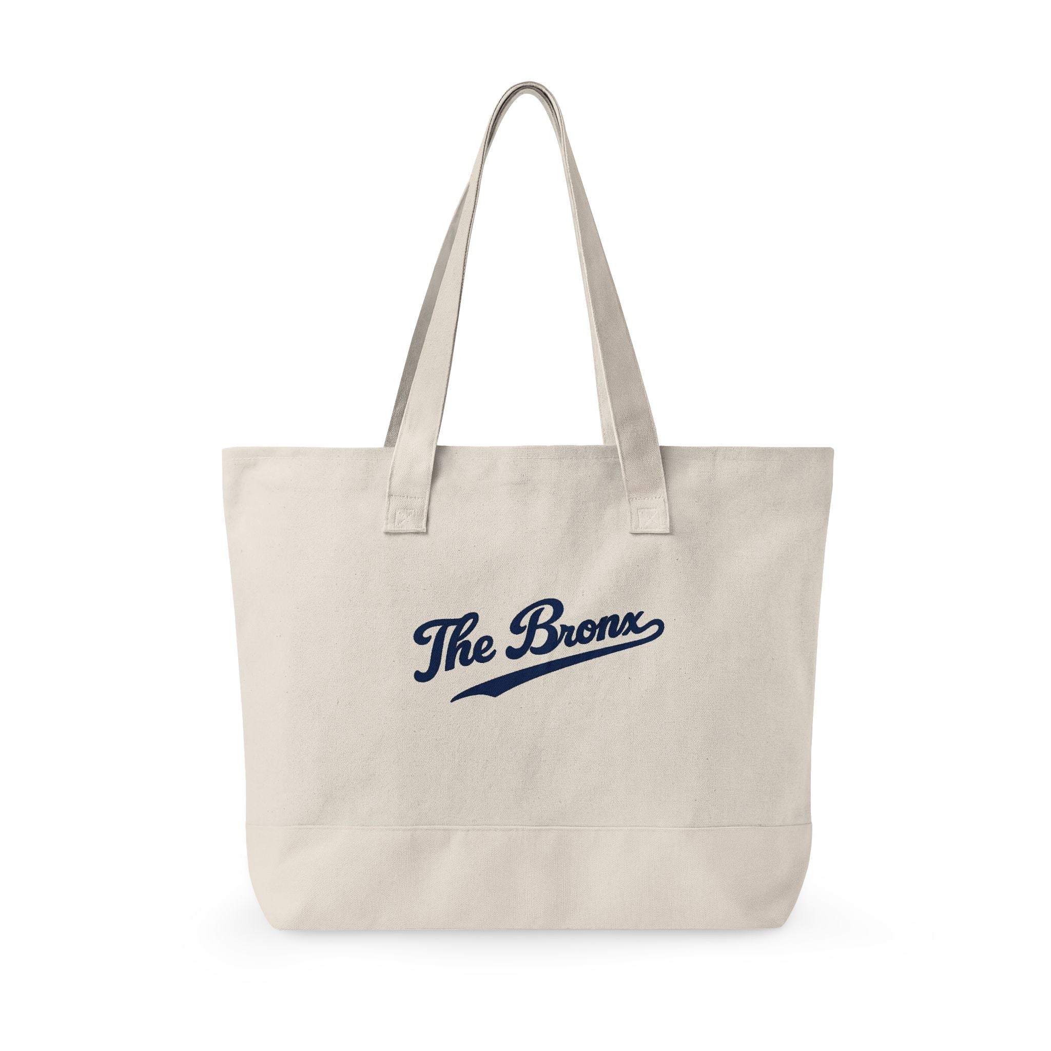 The Bronx Canvas Tote — Zippered Market Bag