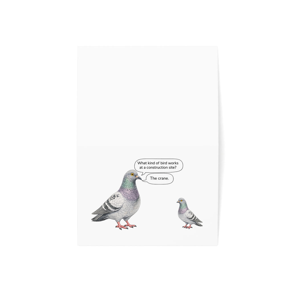 NYC Pigeon Father's Day Greeting Card | Dad Jokes Father's Day Card