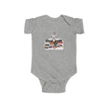 Customizable Canal Street NYC Pigeon Baby Onesie | New Yorker Reveal Infant Bodysuit