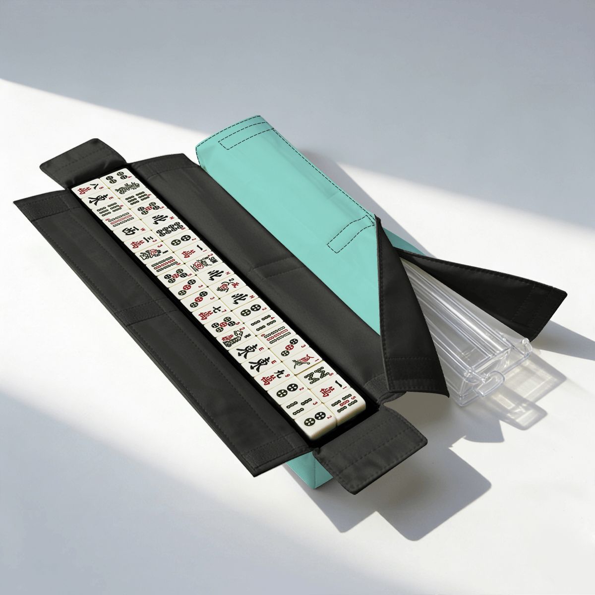 Robin's Egg Blue Mahj Queen Mahjong Bag Set 3 Piece