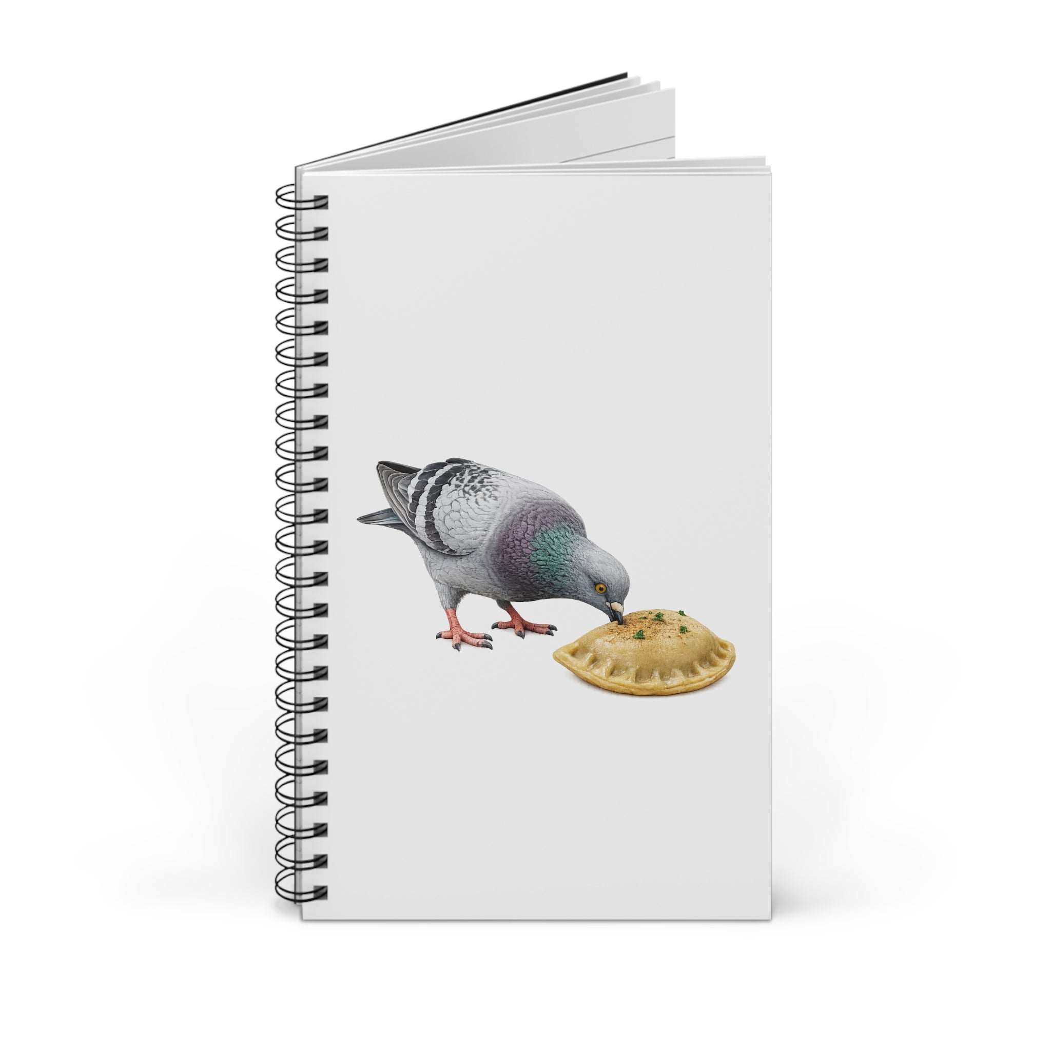 Customizable Greenpoint NYC Pigeon Spiral Journal | Puerto Rico Boricua Bird Lovers Notebook