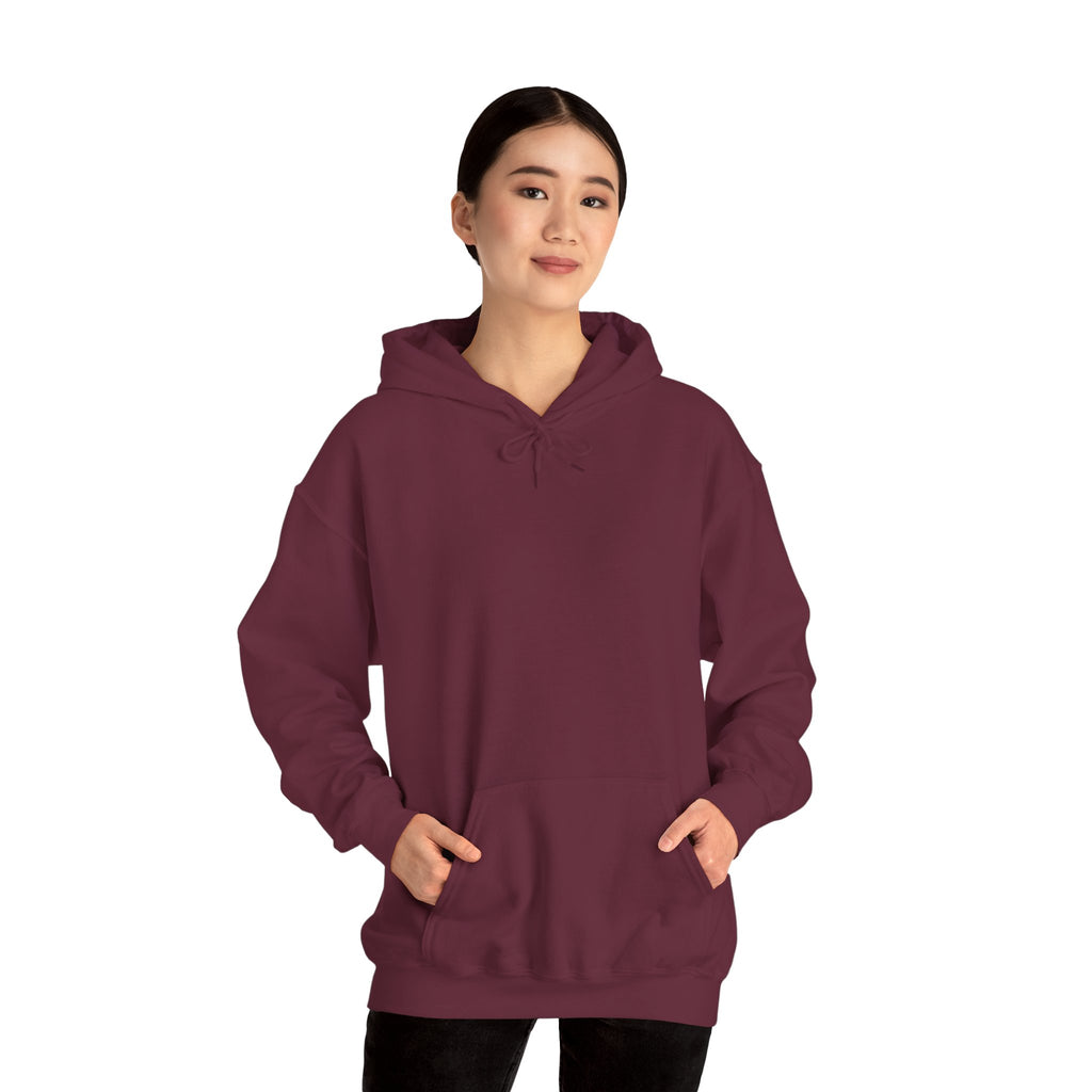 Inwood Girl Hoodie – Retro Pink Wave Back Print Hooded Sweatshirt