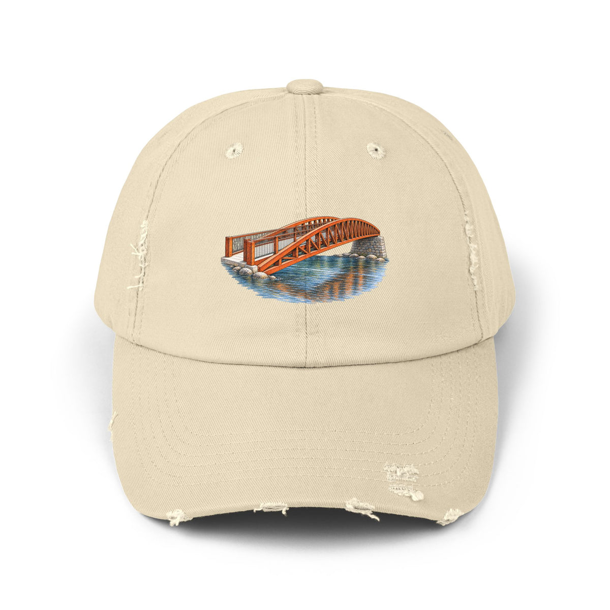 Neversink Crossing Distressed Cap — Fallsburg Catskills Upstate New York Hat