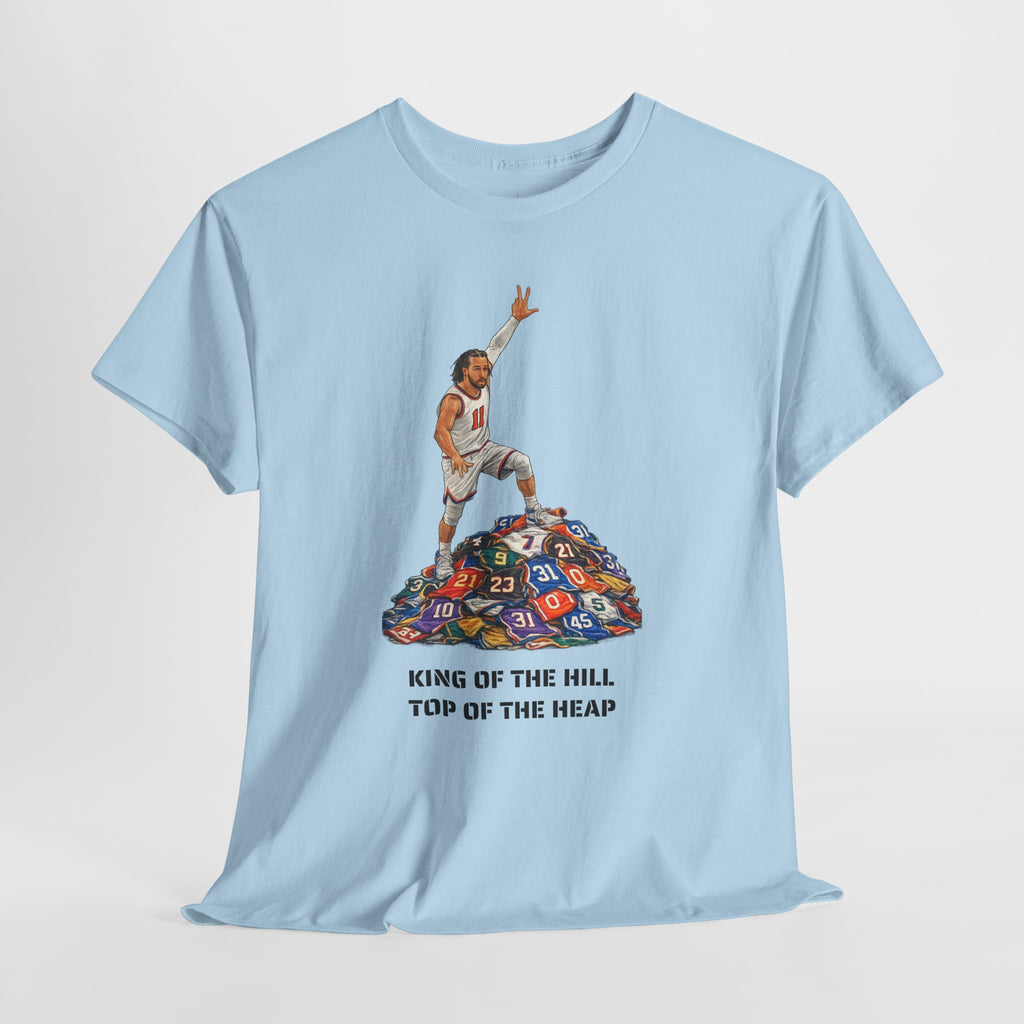 Jalen Brunson King of the Hill Top of the Heap Tee | New York New York Basketball T-Shirt