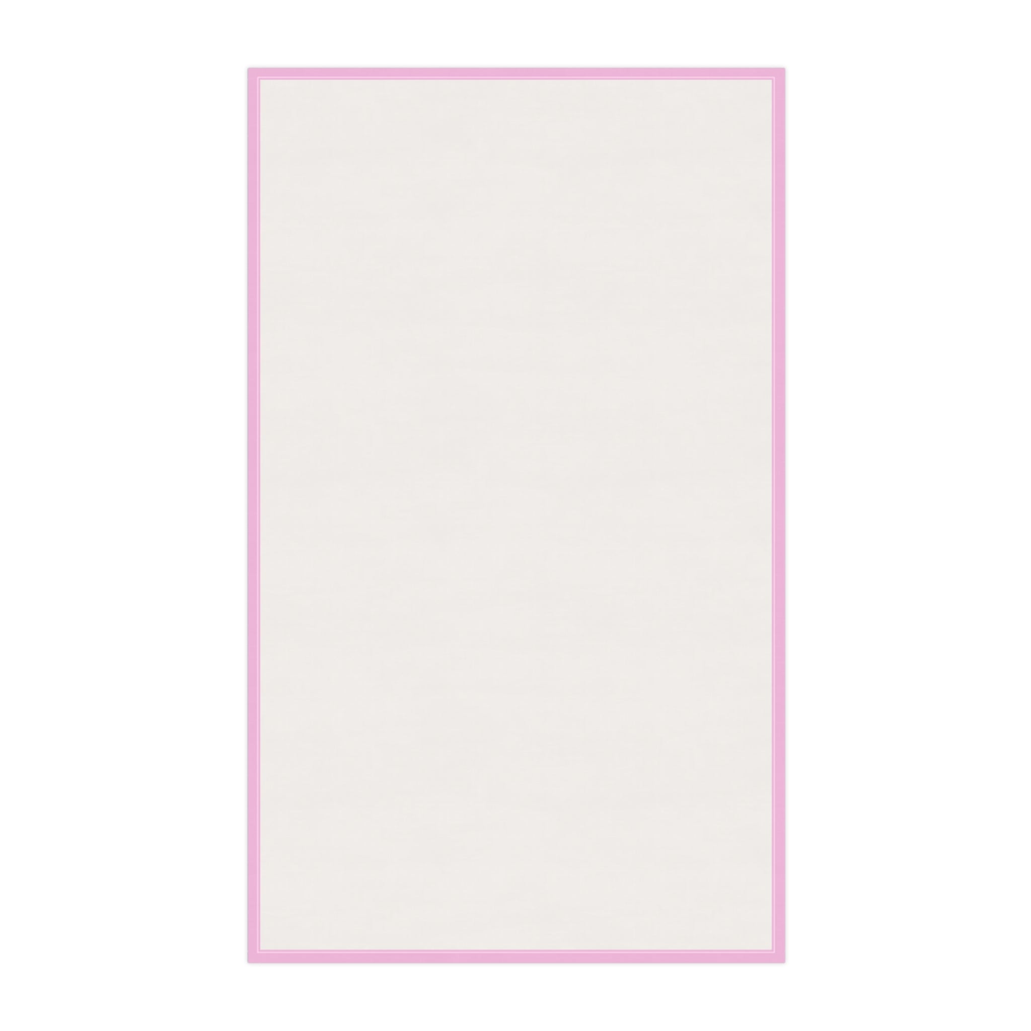 Pink Wine Bottle Tea Towel — Green Bottle with Protea on Pink Floral Kitchen Towel Hostess Gift