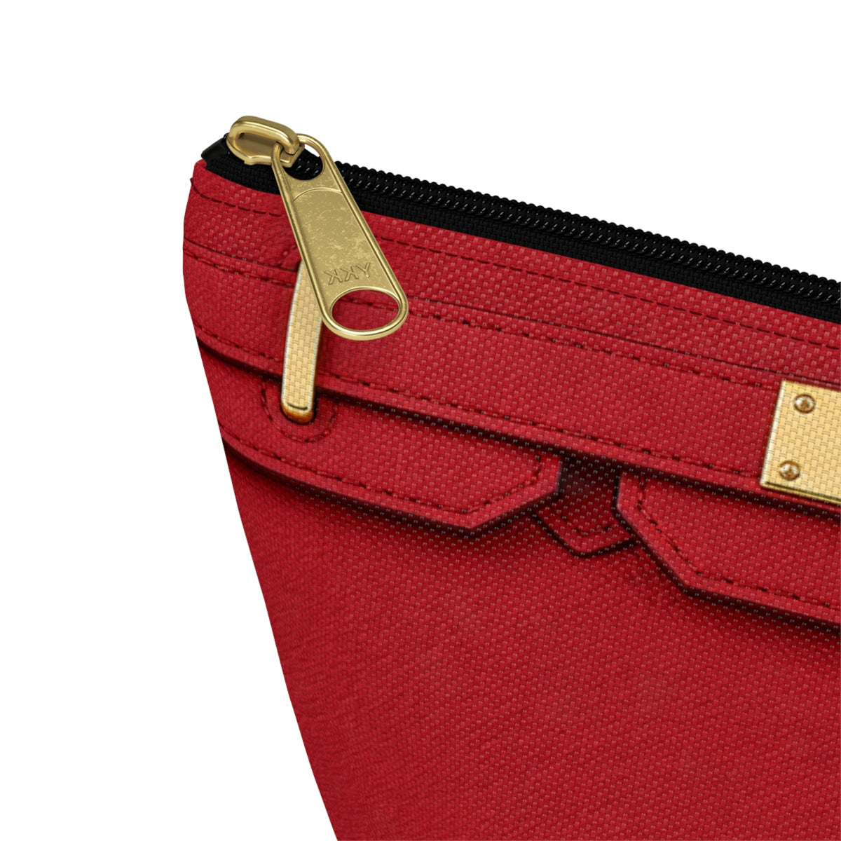 Canal Street Burgundy Makeup Bag —  T-Bottom Travel Bag