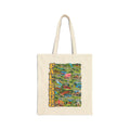 Fallsburg Map, Catskills Upstate New York Cotton Canvas Tote Bag
