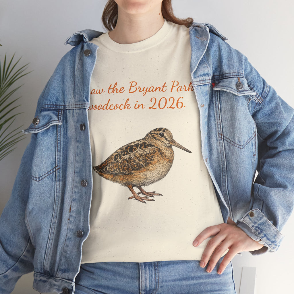 Bryant Park American Woodcock T-Shirt   NYC Gift Tee