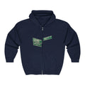 Little Italy Street Sign Zip up Hoodie | New York City Grand and Mott Sons of Italy Hooded Sweatshirt