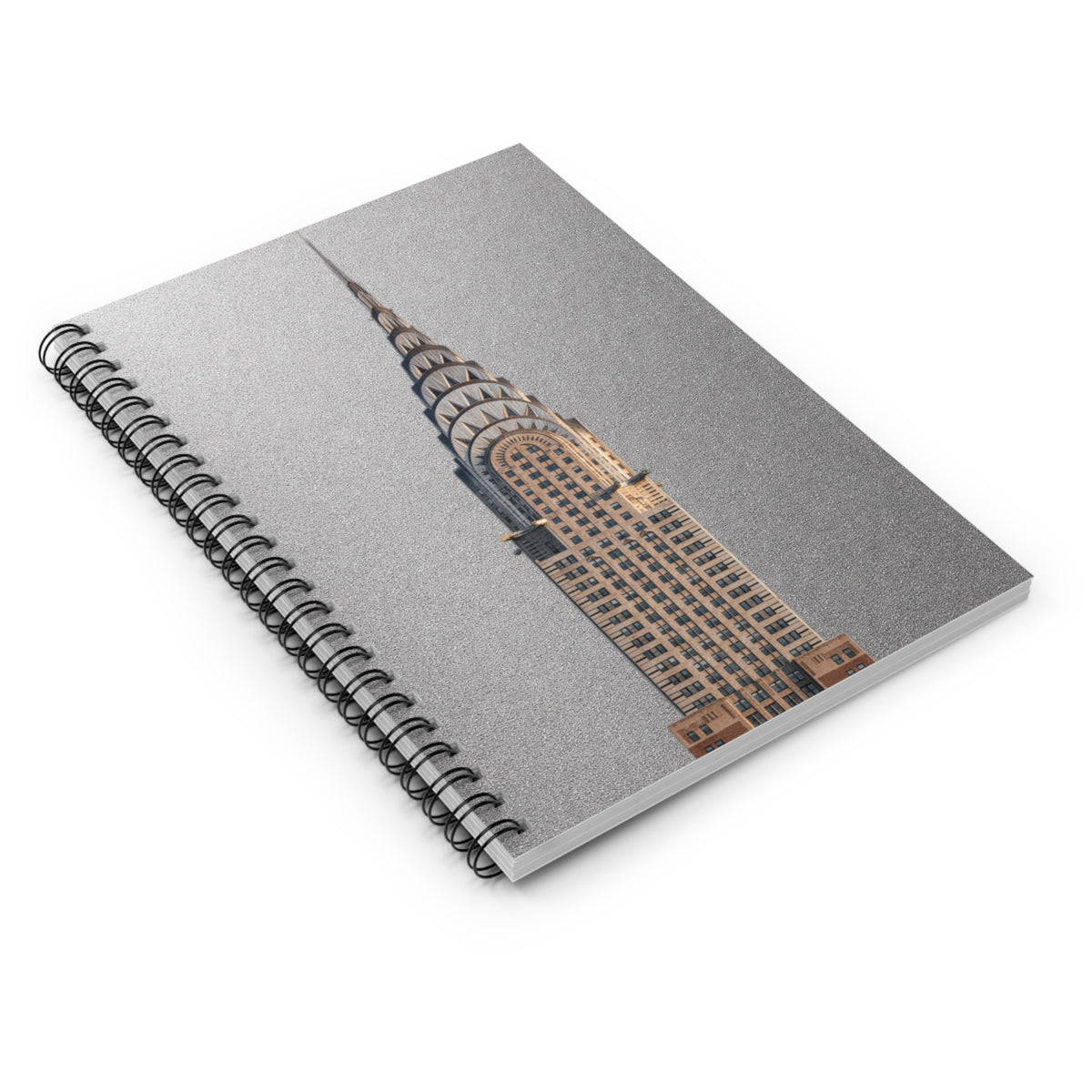 Chrysler Building  Spiral Journal | NYC Architecture Silver Notebook